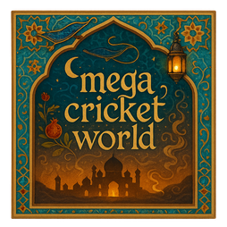 mega cricket world logo